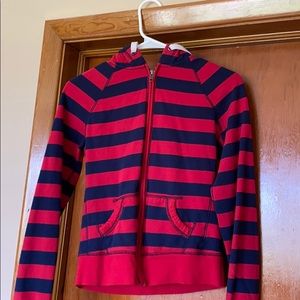 Navy Blue and Red Sweatshirt
